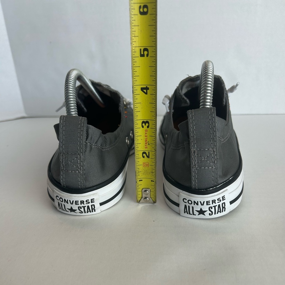 Converse All Stars Women’s Gray Shoreline Slip On Casual Shoes Sheaker Size 9 - Picture 9 of 10